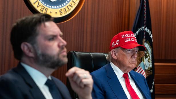 President Trump in Situation Room of White House