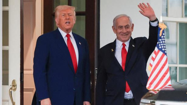 FILE PHOTO: U.S. President Trump meets Israeli PM Netanyahu in Washington