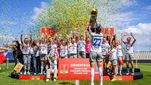 Die Titelfeiern der SKN-Frauen sollen anhalten