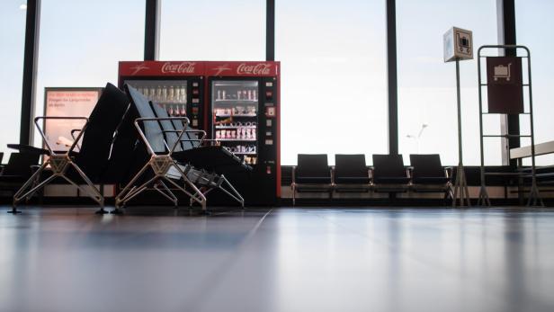 T5 Terminal of lately comissioned Berlin airport BER shuts down due to Coronavirus slack