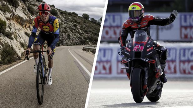 Aleix Espargaró fährt aktuell zweigleisig als MotoGP-Pilot und als Radprofi