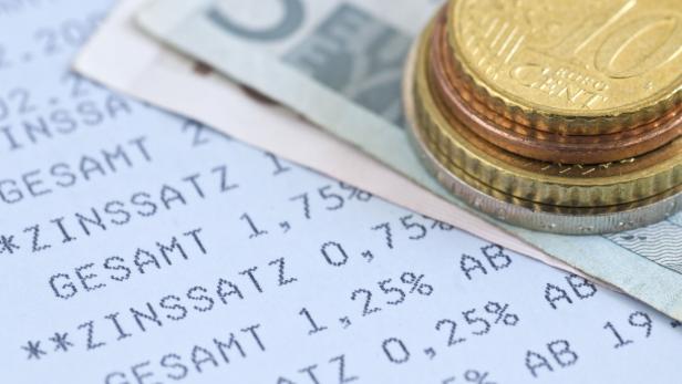 Close-up of bank savings passbook - Euro Currency