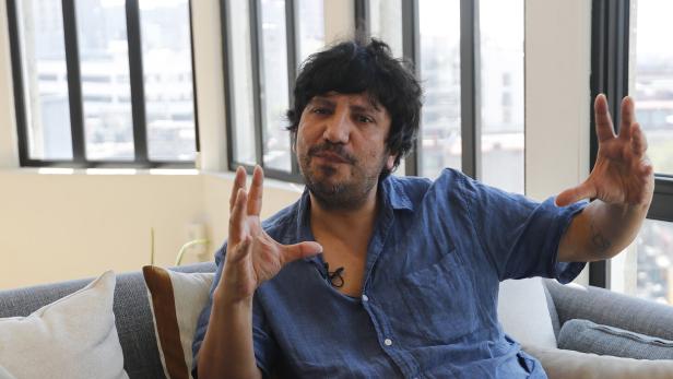 Chilean writer Alejandro Zambra is interviewed by EFE