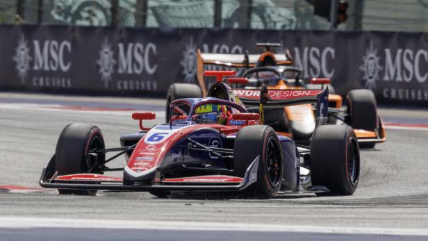 Charlie Wurz beim Rennen der Formel 3 in Spielberg.