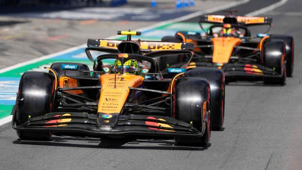 Die beiden McLaren dominierten das Qualifying in Spielberg. Die beiden McLaren dominierten das Qualifying in Spielberg.