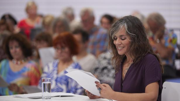 Natascha Gangl beim Bachmannpreis