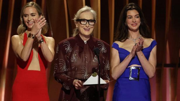 Emily Blunt, Meryl Streep und Anne Hathaway
