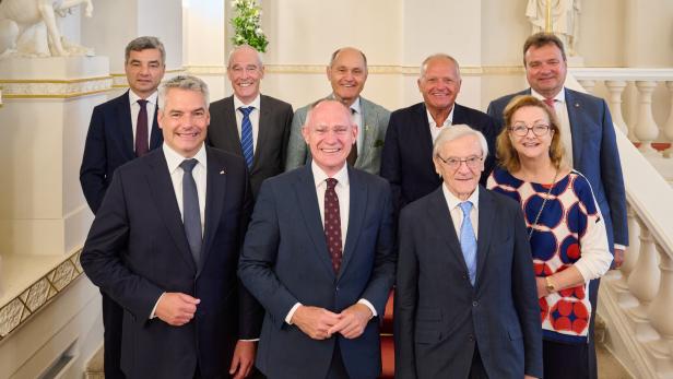 20 Jahre Gendarmerie & Polizei, Österreichs Innenminister, Karner, Nehammer, Schüssel, Fekter, Sobotka, Strasser