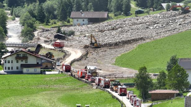 Unwetterkatastrophe in Gschnitz