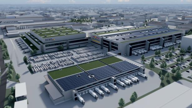 Neues Logistikzentrum Rewe