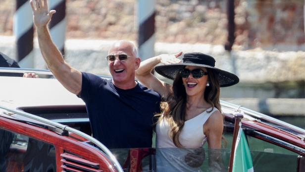 Jeff Bezos und Lauren Sánchez