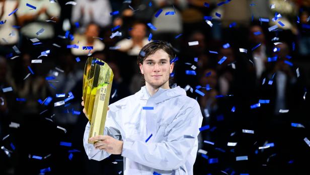 TENNIS / ATP-TURNIER / ERSTE BANK OPEN / FINALE Wien-Titel im Vorjahr: Jack Draper