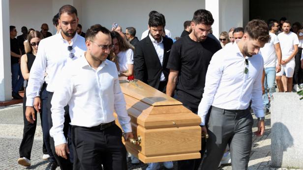 Funeral of Liverpool's Portuguese soccer player Diogo Jota and his brother Andre Silva, who died in a car crash near Zamora, Spain Funeral of Liverpool's Portuguese soccer player Diogo Jota and his brother Andre Silva, who died in a car crash near Zamora, Spain