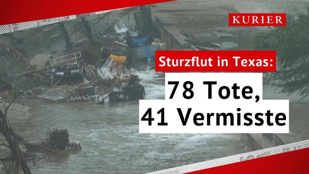 Flutkatastrophe in Texas: 97 Tote, 10 Mädchen weiter vermisst