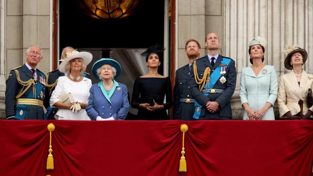 Die britische Königsfamilie im Jahr 2018 Die britische Königsfamilie im Jahr 2018