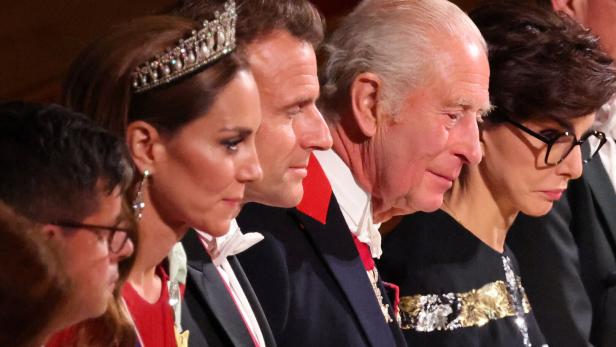 Prinzessin Kate, Macron und Charles III.
