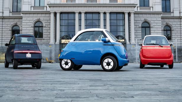Der Microlino: Eine Hommage an die "Bubble-Cars" der 50er Jahre.