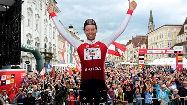 Felix Großschartner im Leadertrikot