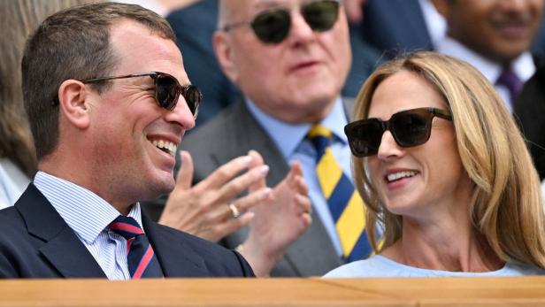 Peter Phillips und Harriet Sperling in Wimbledon