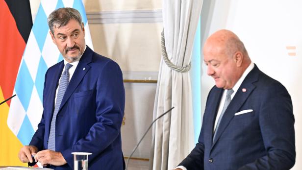 ARBEITSBESUCH DES BAYERISCHEN MINISTERPRÄSIDENTEN SÖDER BEI BUNDESKANZLER STOCKER