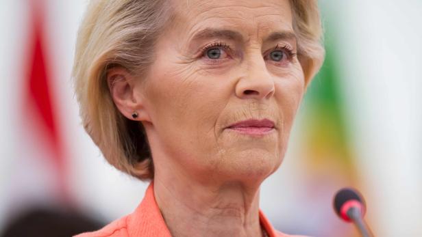 FILES-FRANCE-EU-POLITICS-PARLIAMENT EU-Kommissionspräsidentin Ursula von der Leyen