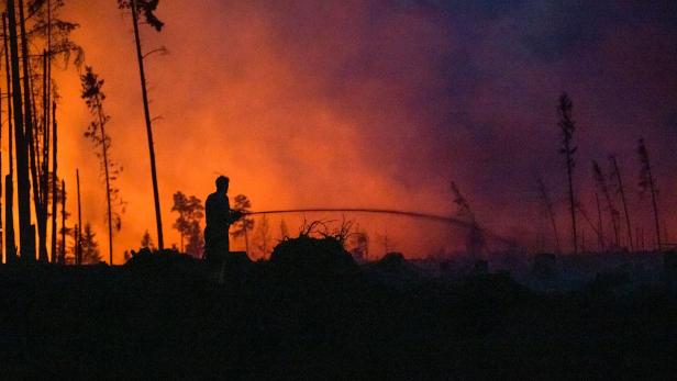 Waldbrand in Thüringen