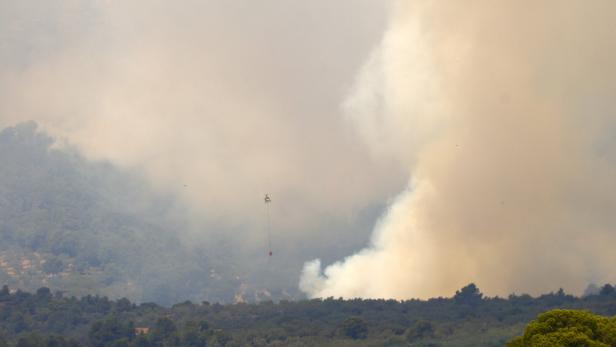 Forest fire in Tarragona