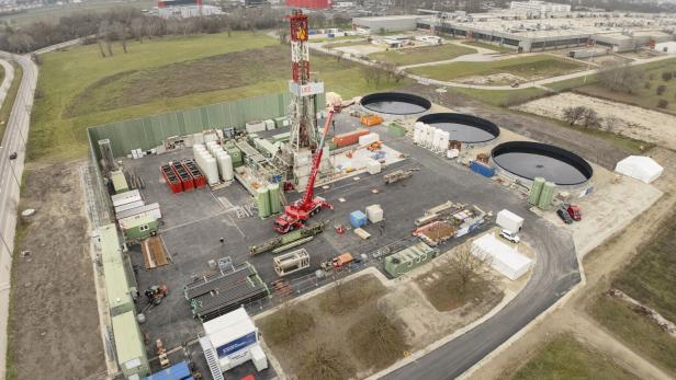 Tiefengeothermie Bohrungen in Aspern