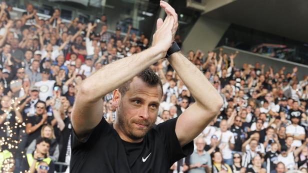 FUSSBALL: ADMIRAL BUNDESLIGA / MEISTERGRUPPE / 10. RUNDE: SK PUNTIGAMER STURM GRAZ - RZ PELLETS WAC Erfolgreiche Saison: Jürgen Säumel am vorläufigen Höhepunkt