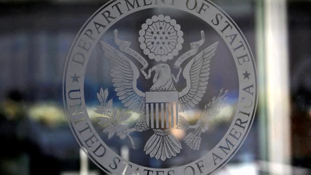 FILE PHOTO: The seal of the United States Department of State is seen in Washington