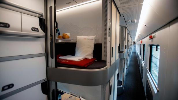 AUSTRIA-TRANSPORT-RAIL-NIGHTJET-TRAIN