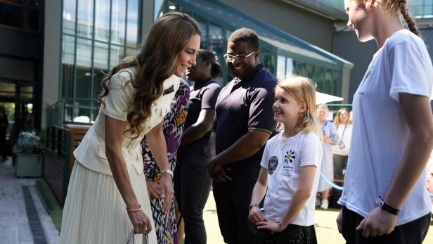 Prinzessin Kate und die achtjährige Lydia