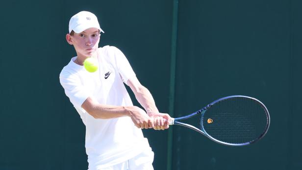 Starker Auftritt: Moritz Freitag gewann den U14-Bewerb in Wimbledon