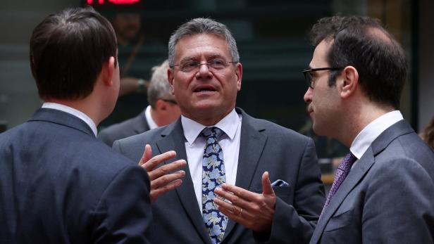 European Union trade ministers discuss EU-U.S. relations and tariffs, in Brussels
