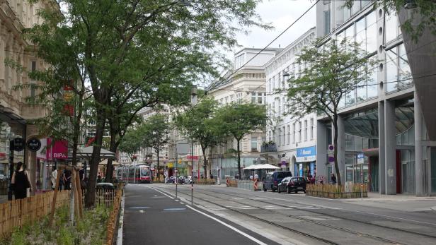 46-216778037 Die äußere Mariahilfer Straße wird seit einem Jahr saniert.