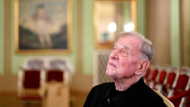 Claus Peymann, ehemaliger Burgtheaterdirektor in Wien.