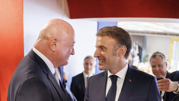 ++ HANDOUT ++ GIPFELTREFFENS DER EUROPÄISCHEN POLITISCHEN GEMEINSCHAFT IN ALBANIEN: STOCKER / MACRON
