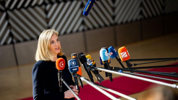 ++ HANDOUT ++ EU-AUSSENMINISTERRAT IN BRÜSSEL: AUSSENMINISTERIN MEINL-REISINGER (NEOS)