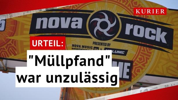 "Müllpfand" am Nova Rock war unzulässig