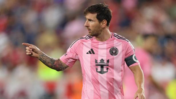 MLS: Inter Miami CF at New York Red Bulls Lionel Messi im Trikot von Inter Miami CF während eines Spiels gegen die New York Red Bulls.