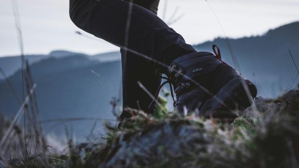 Person beim Wandern