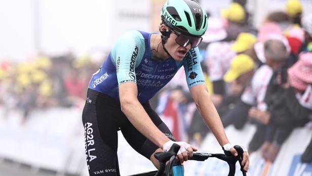 Felix Gall ist mit seiner Form bei der Tour de France zufrieden. Felix Gall ist mit seiner Form bei der Tour de France zufrieden.