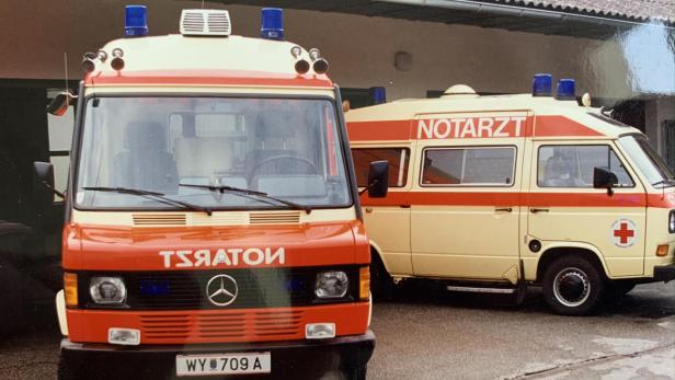 Rettungswagen aus den 70er Jahren