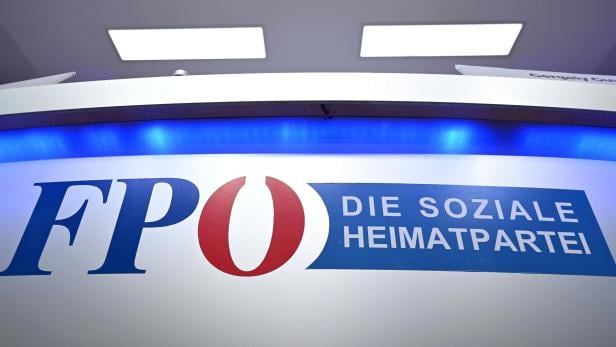 FPÖ Logo auf Plakat