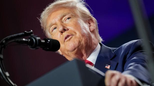 U.S. President Trump delivers an address on Artificial Intelligence