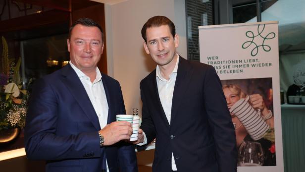 Markus Friesacher und Sebastian Kurz