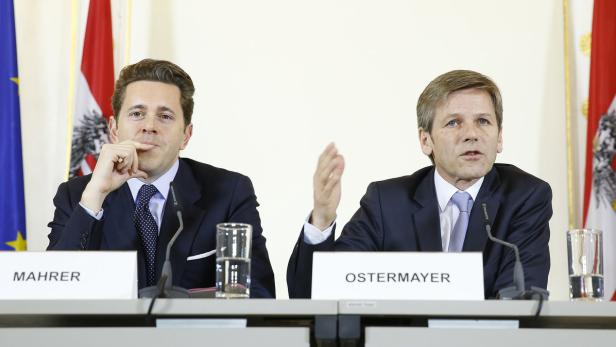 Kulturminister Ostermayer und Staatssekretär Mahrer stellten das Jugendprojekt am Montag in Wien vor.