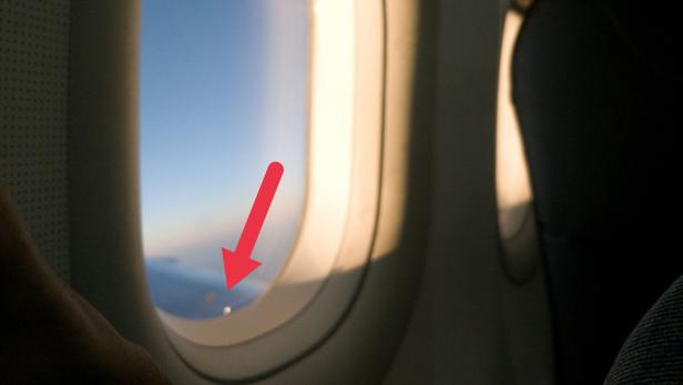 Flugzeugfenster