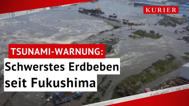 Tsunami-Warnung für Japan & USA nach schwerstem Beben seit Jahren
