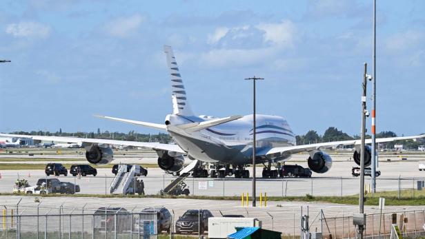 Die von Katar geschenkte Boeing 747 